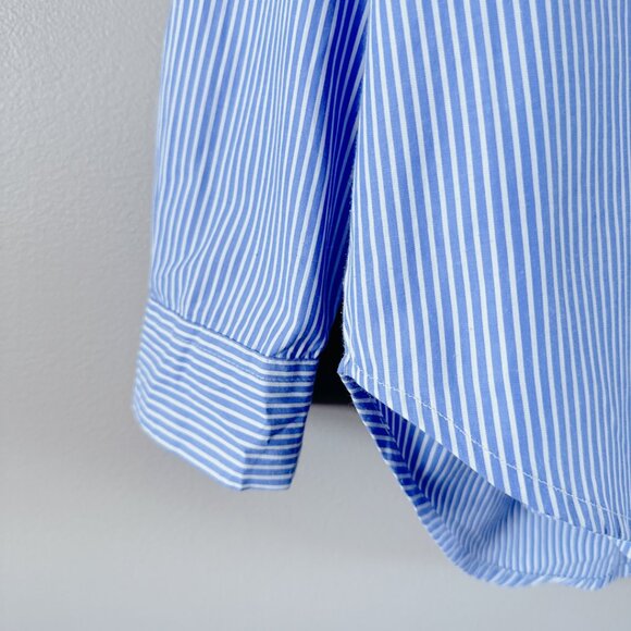 Japna blue stripe button down shit medium - Picture 2 of 16